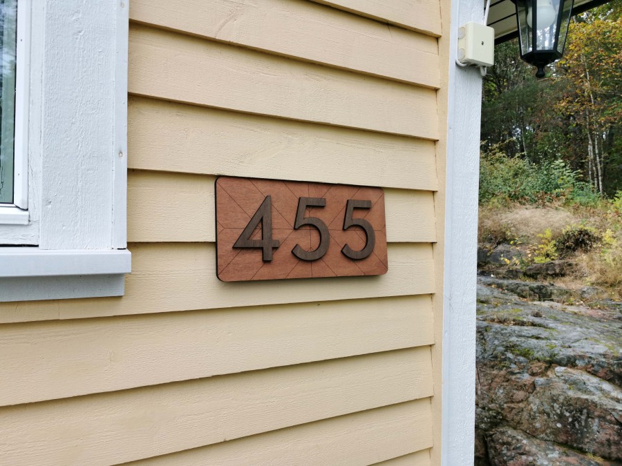 House number sign